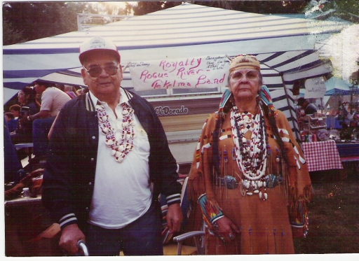 Agnes with her brother Lloyd Baker