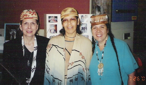 Daughters Sonja Taylor, Nadine Martin, and Mona Hudson, 2000