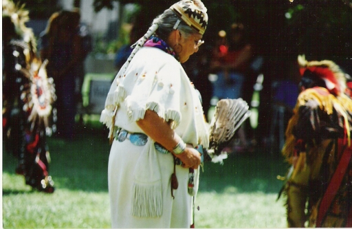 Aggie at the Siletz PowWow, 2000s